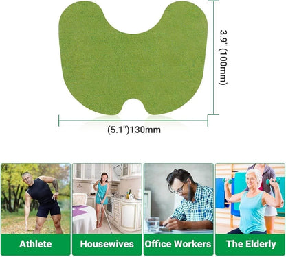 Herbal Knee Plaster Sticker Wormwood Extract Joint Ache Pain Relieving Pack Of (10) BUY 1 GET 1 FREE